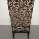 Pair of ceremonial armchairs in blackened oak, France late 18th century.