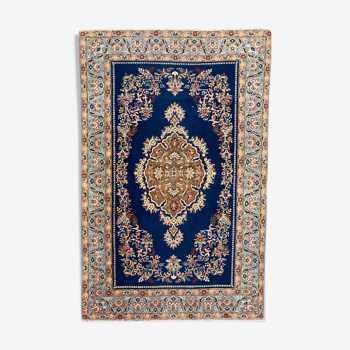 Tapis persan Ghoom laine et soie 138x214 cm