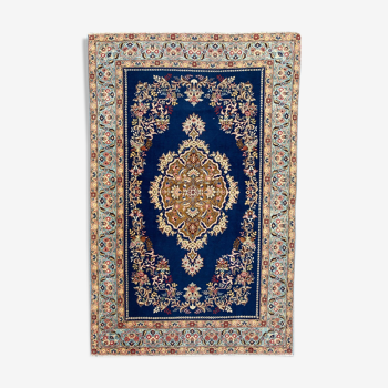 Persian carpet Ghoom wool and silk 138x214 cm