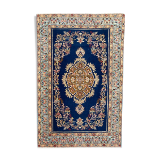 Tapis persan Ghoom laine et soie 138x214 cm