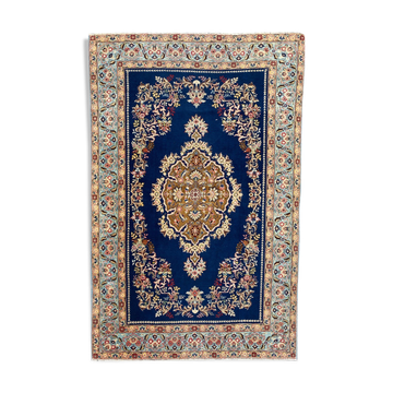 Tapis persan Ghoom laine et soie 138x214 cm