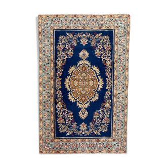 Persian carpet Ghoom wool and silk 138x214 cm