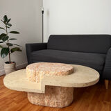 Mactan stone coffee table by Magnussen Ponte 1980