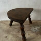 Wooden tripod farm stool