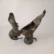 Vintage Rooster Metal Ashtray
