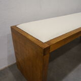 Art deco oak bench