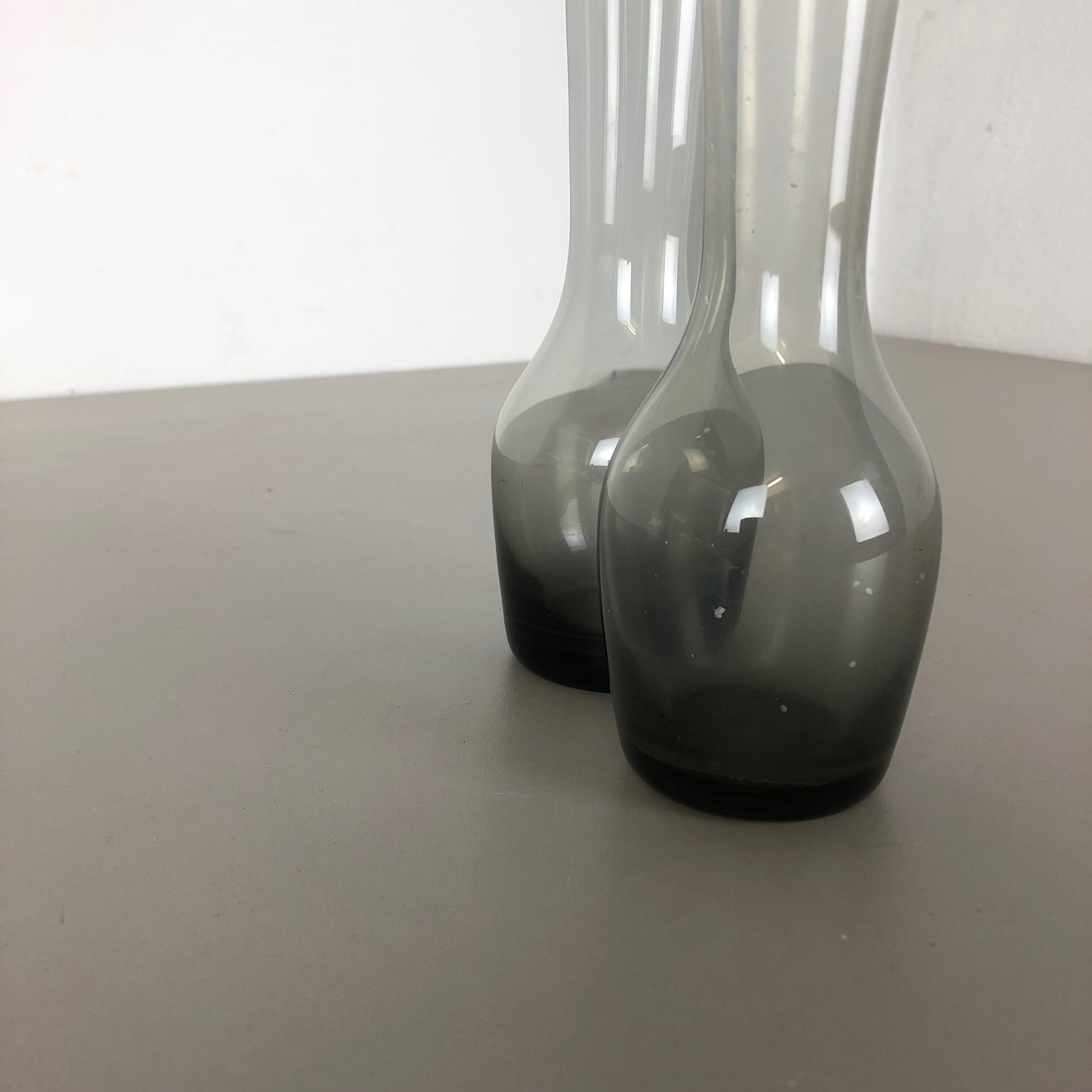 Set of 2 turmalin vases by Wilhelm Wagenfeld for WMF, Germany 1960s