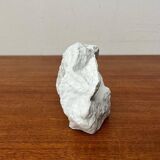 Vintage white porcelain rock vase from KPM Royal Porcelain, 1970s.