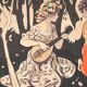 Tapisserie Allégorie du Printemps, imprimée sur toile, France, 1960s