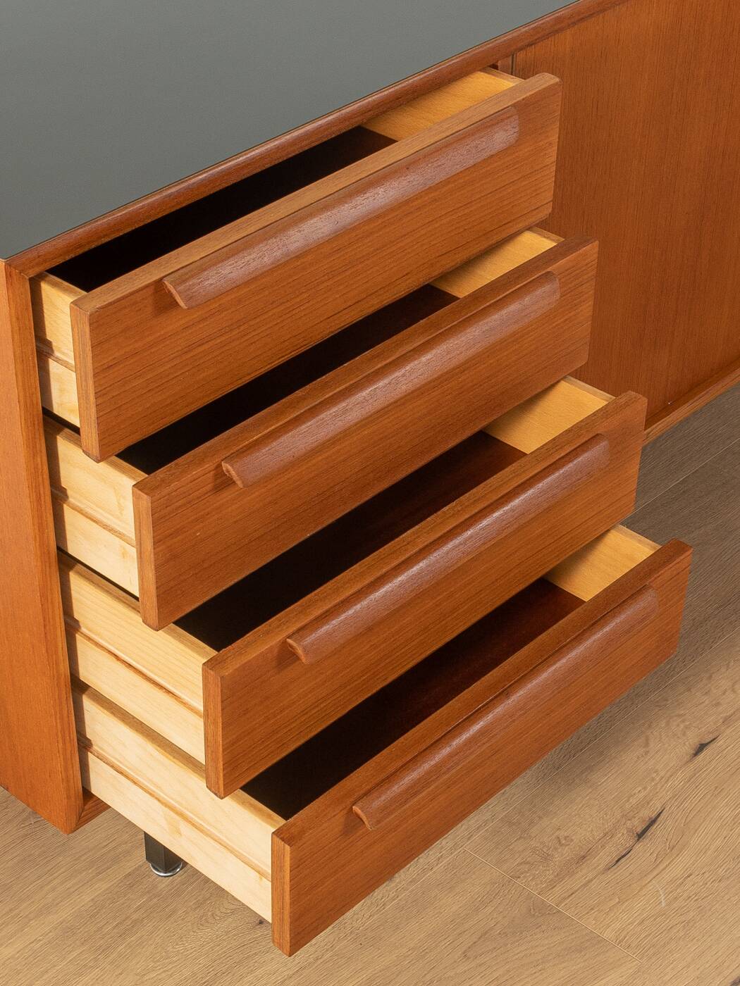 Teak veneer sideboard by WK Möbel, 1960s