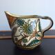 Pitcher Paul Fouillen Quimper faience floral decoration, French hand painted