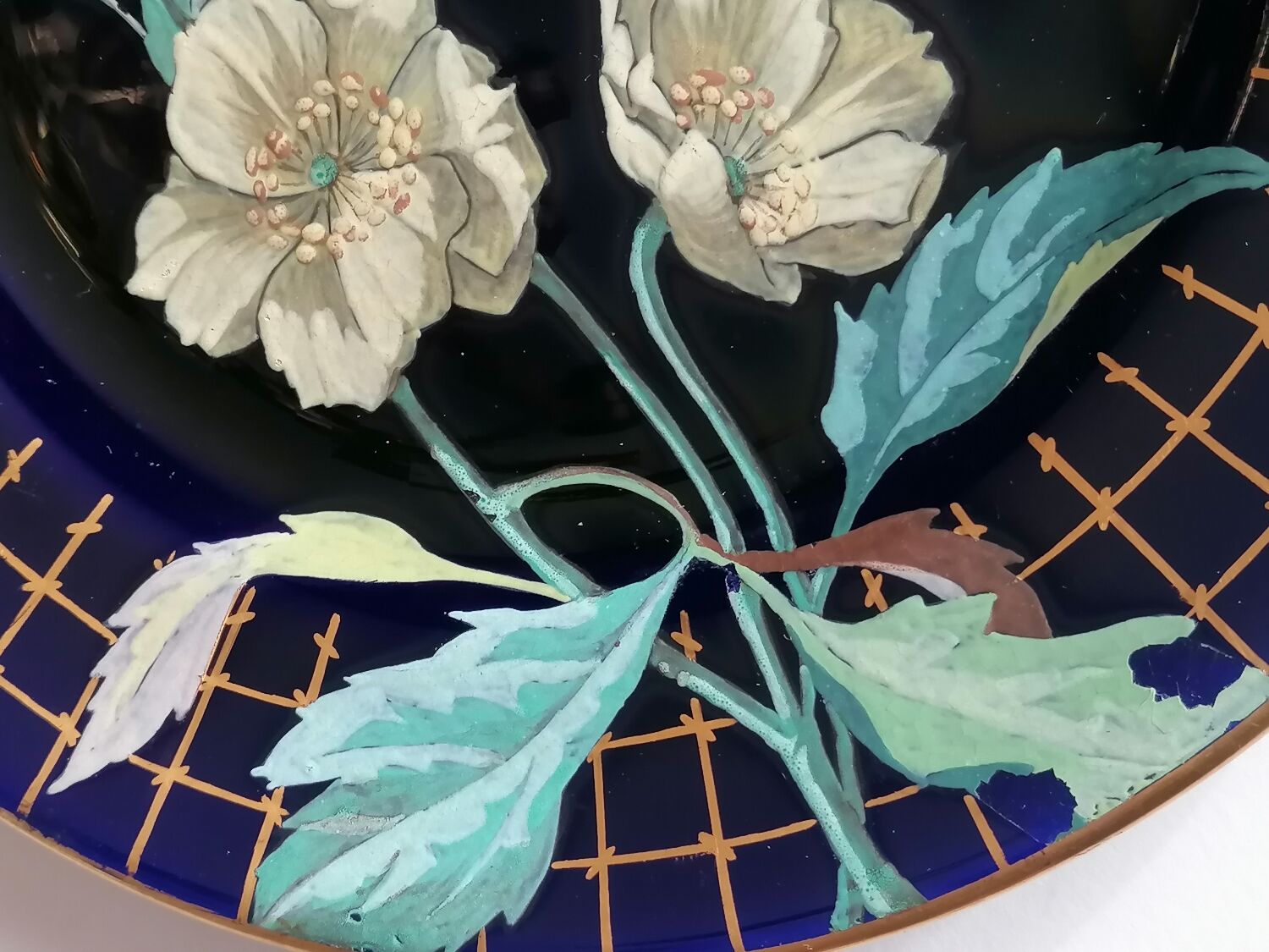 19th century plate signed HB Choisy