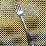 Christofle silver-plated dessert fork, Océana model