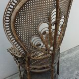 Rattan armchair