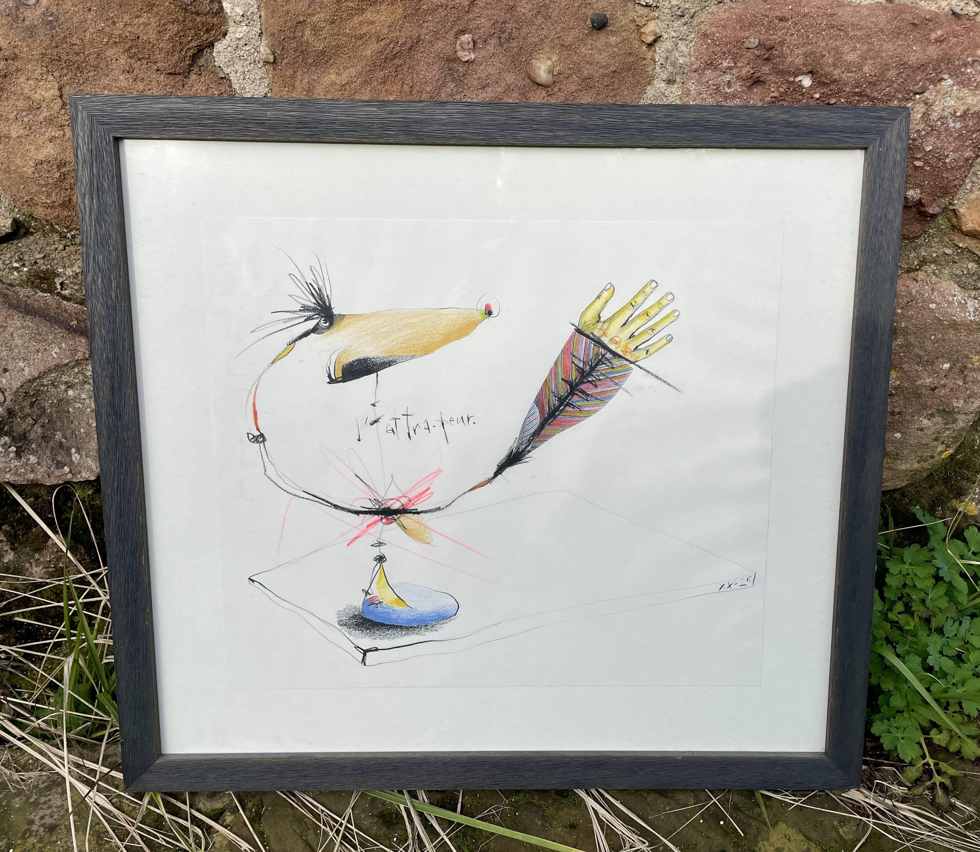 Painting "The Fear Catcher" by XX.25 - Alexandra Loewe