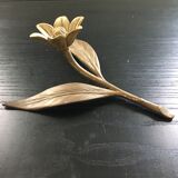 Brass flower paper press