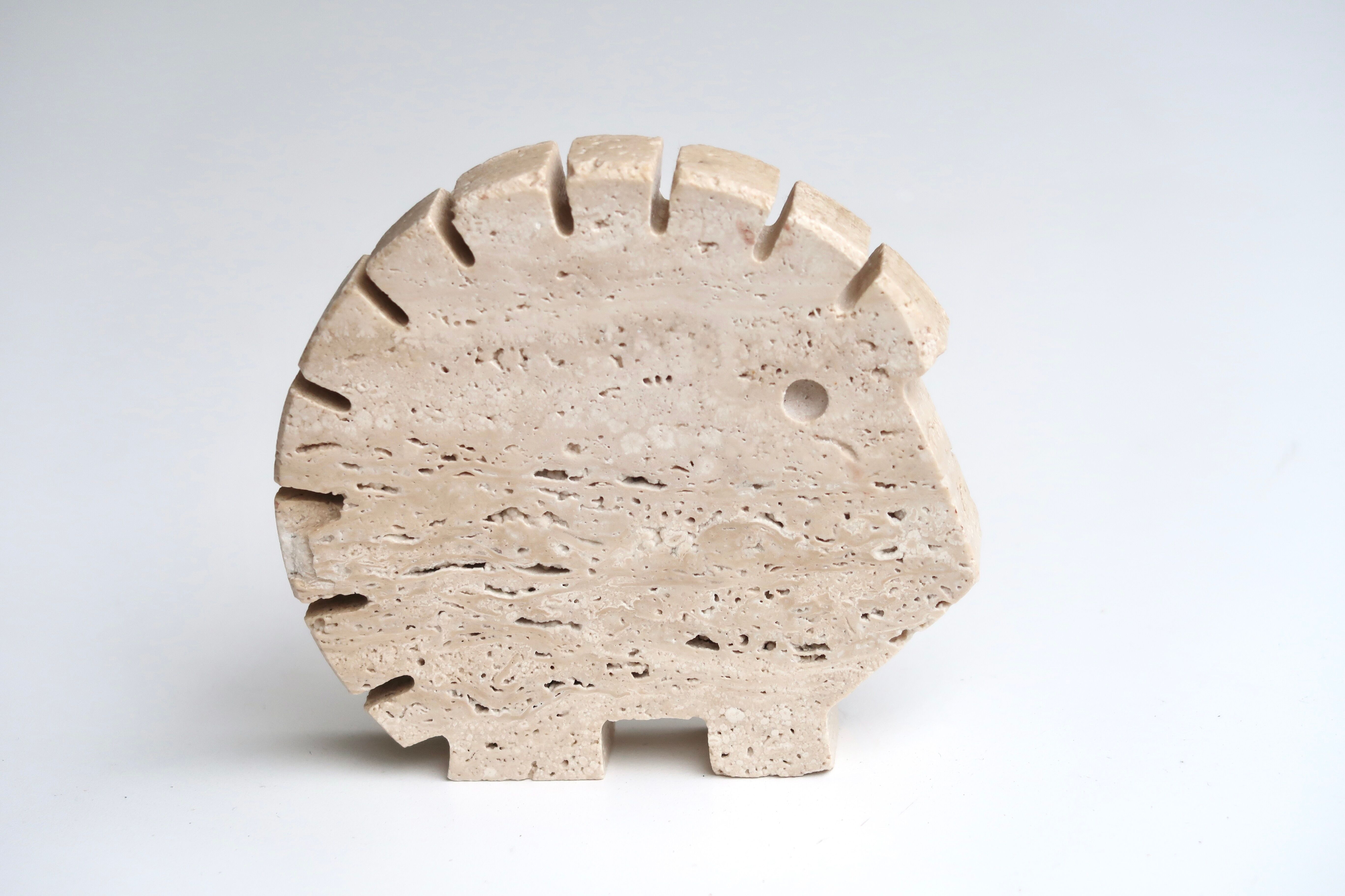 Travertine hedgehog Fratelli Mannelli, 70s
