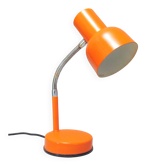 Orange desk lamp from the 70s.