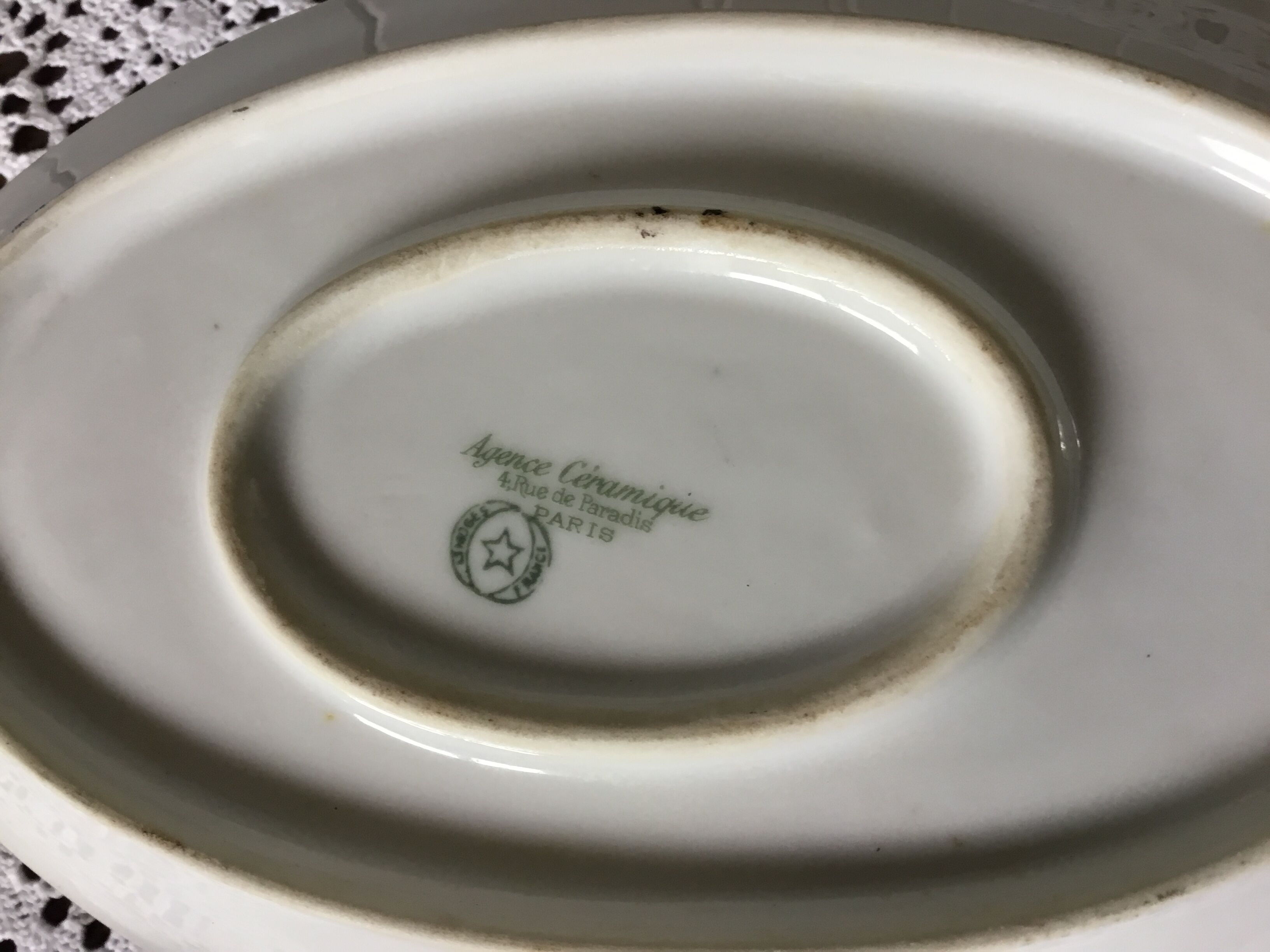 Old Limoges sauce boat