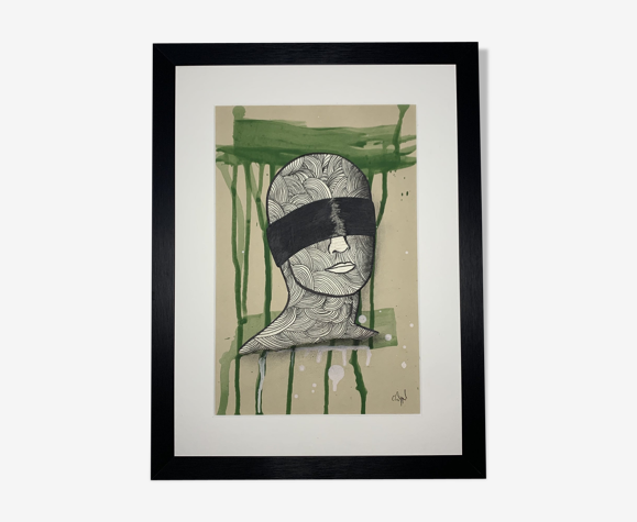 Collage 'untitled' de la série 'blindfolded'