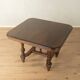 Table à manger antique de la période Gründerzeit, vers 1880, en chêne massif.