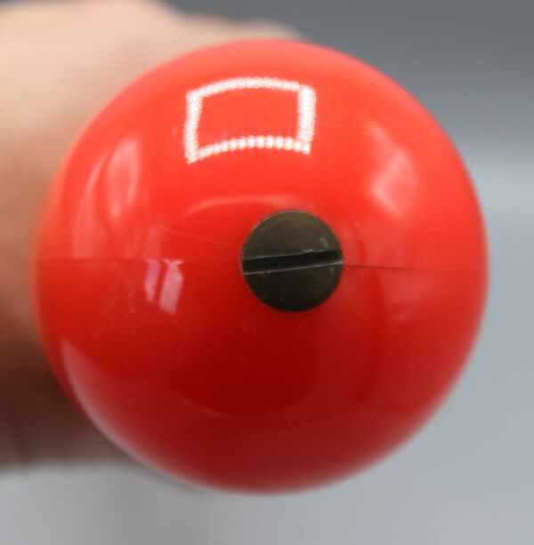 Ancien moulin a poivre vintage pop 70 Guzzini design orange - grand modele