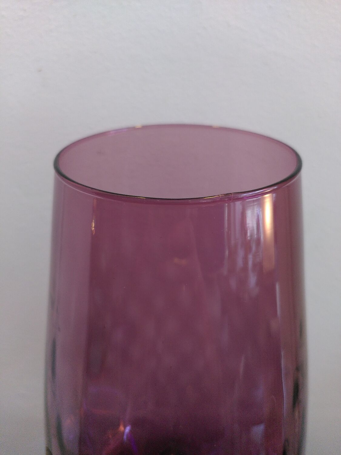 Large blown glass vase, Empoli 1960