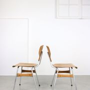 Mid-century plywood chairs by niko kralj, set of 2