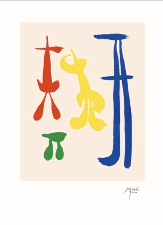Lithograph by Joan Miró