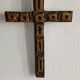 Bronze wall cross Alfieri Gardone for Jacques Lauterbach 1960