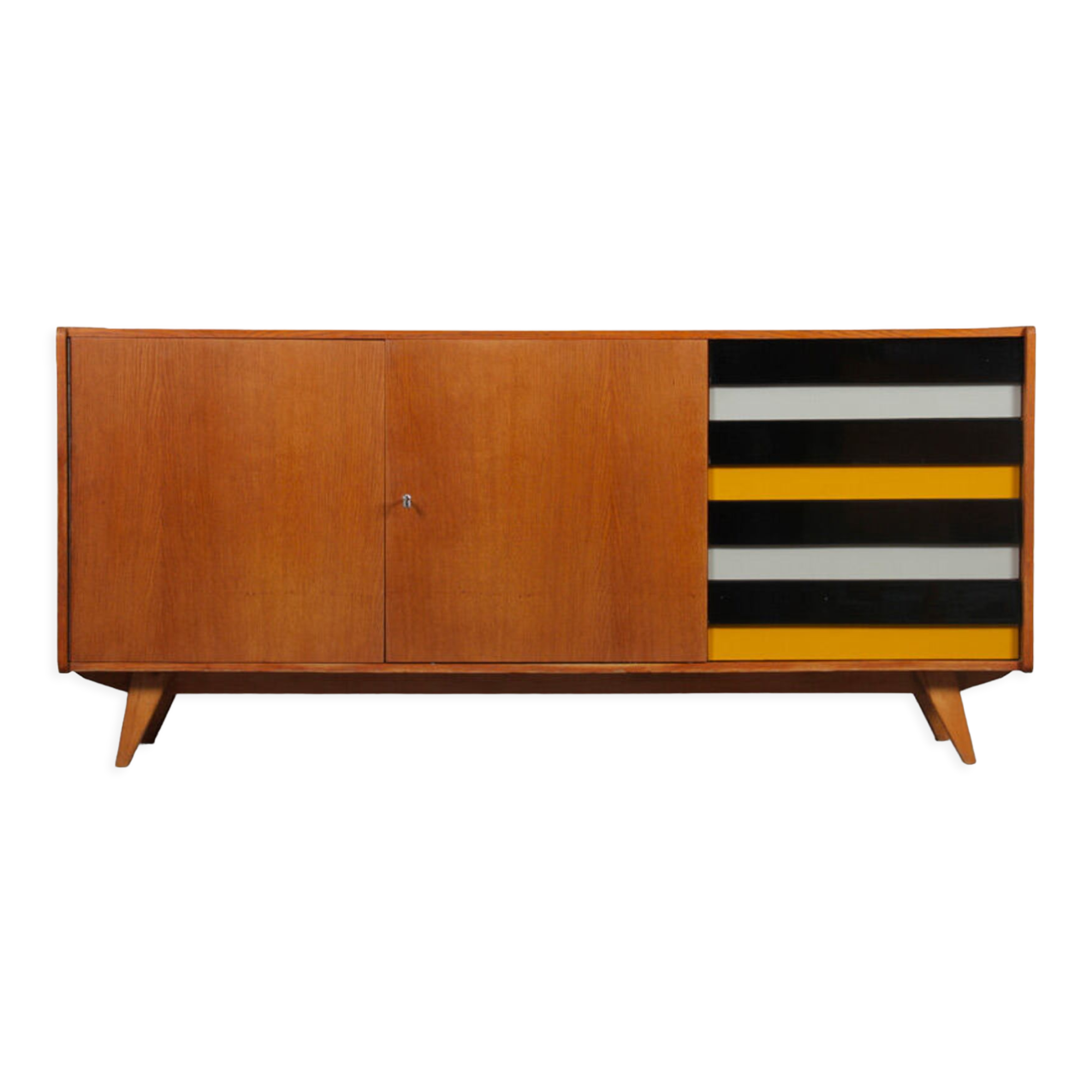 Oak enfilade by Jiri Jiroutek, model U-460, 1960