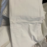 Antique embroidered sheets