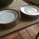 Set of 13 antique Limoges porcelain plates