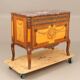 Gustavian Style Chest of Drawers with Intarsia Decor