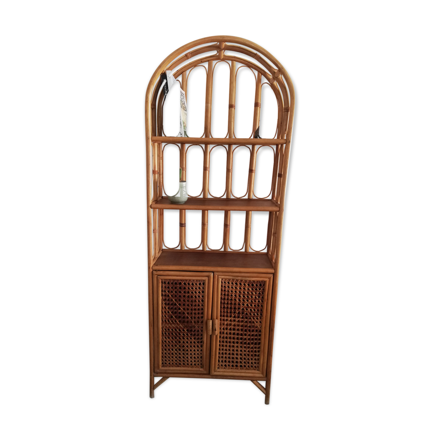 Vintage rattan sedal