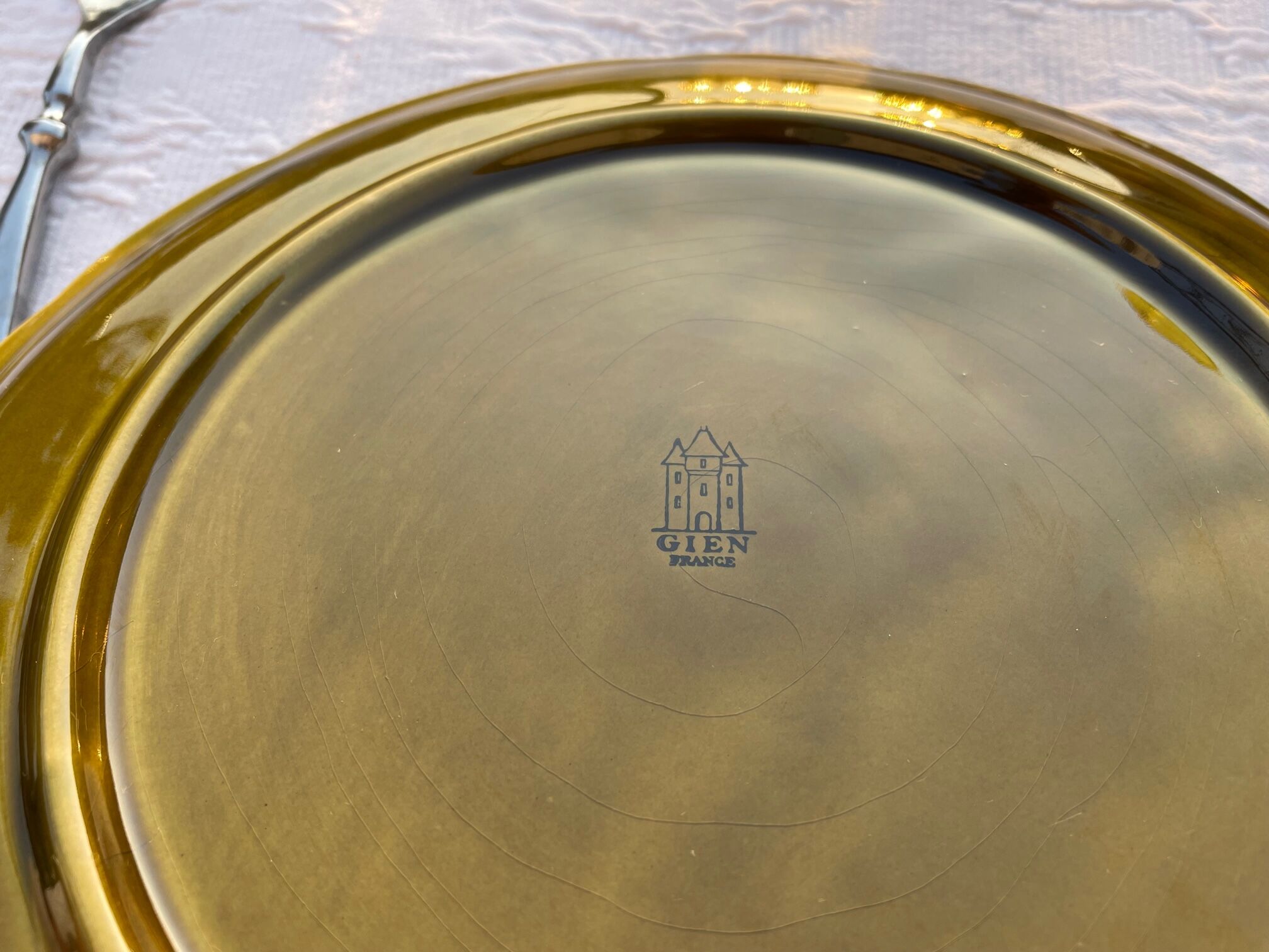 Gien asparagus ceramic service