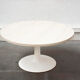 Tulip style foot system table