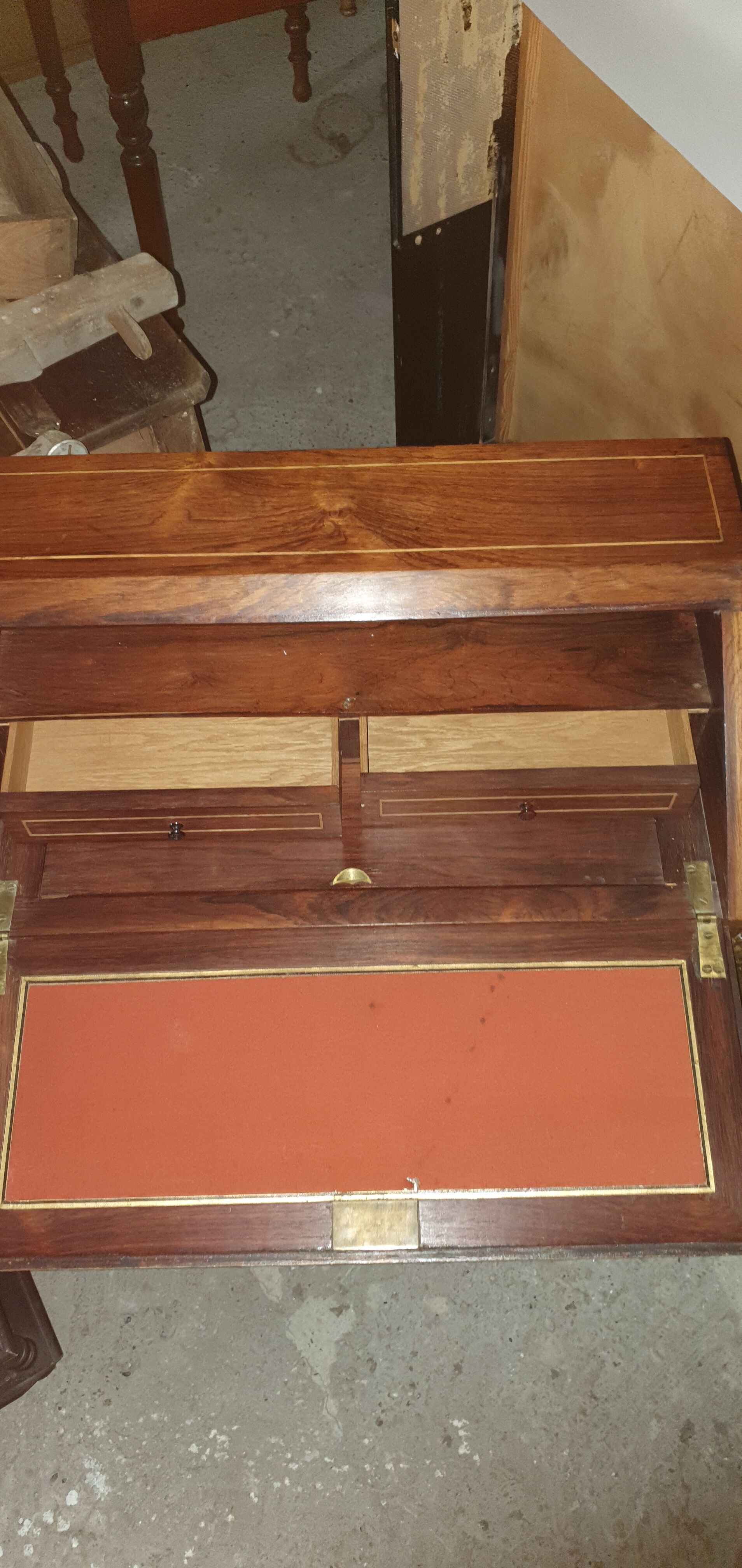 Bureau de pente second empire