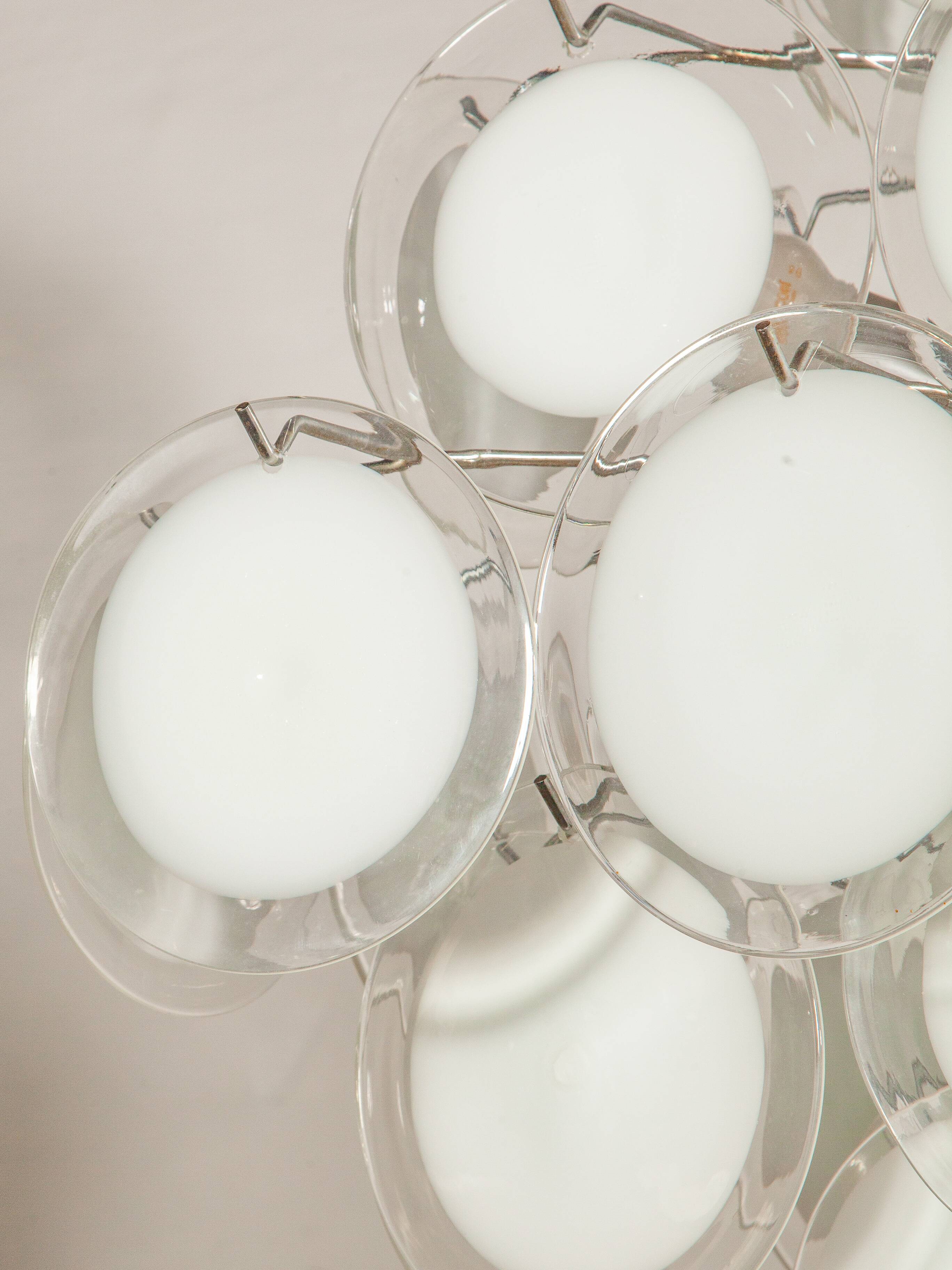 Oswald Vermaercke Sideboard with Black and White Sliding Doors, 1950s for V