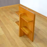 Vintage blond oak shelf 1960