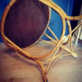 Table basse en rotin
