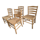 4× Chaises de salle à manger Fritz Hansen