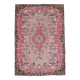 5x8 Pink Brown Vintage Area Rug 175x253Cm