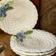 Assiettes Barbotine