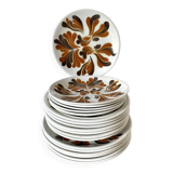 Vintage 20-piece service, deep, flat and dessert plates