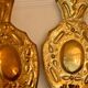 Appliques murales suédoises extra-larges en laiton de style baroque, datant du milieu du XXe siècle
