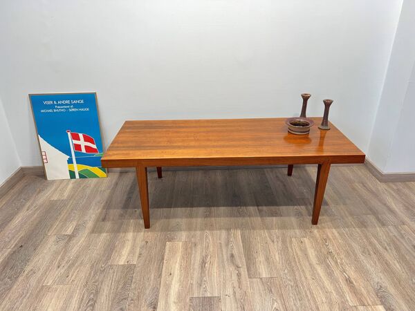 Table basse scandinave en teck Danemark