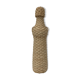 Bottle surrounded by wicker or raffia