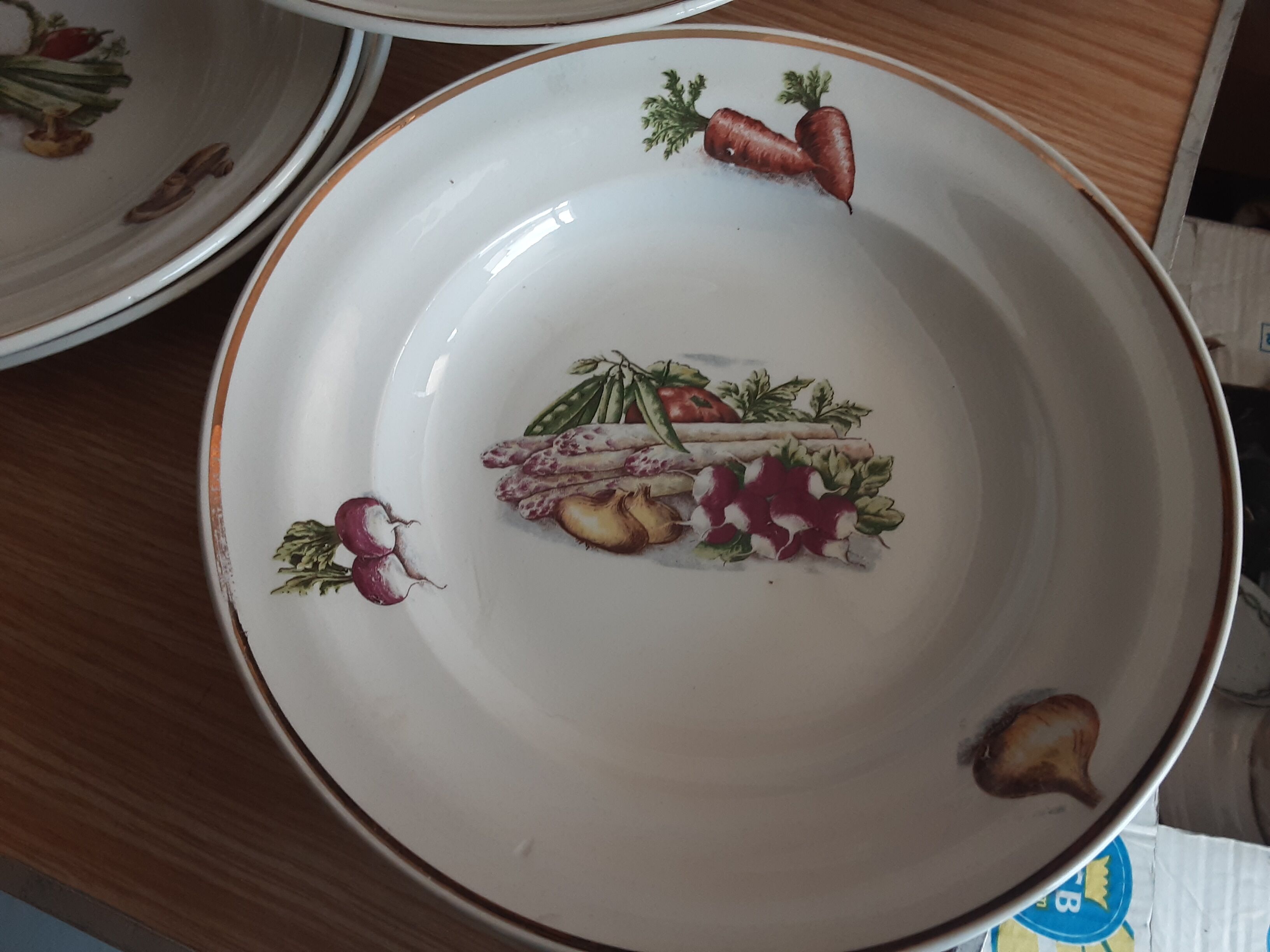 9 hollow plates cerarnord saint amand vegetable model