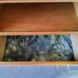 60s bookcase chest of drawers